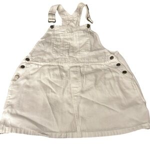 Aeropostale Solid Twill Skirtall - Women’s Size Large Overalls Dress 100% Cotton